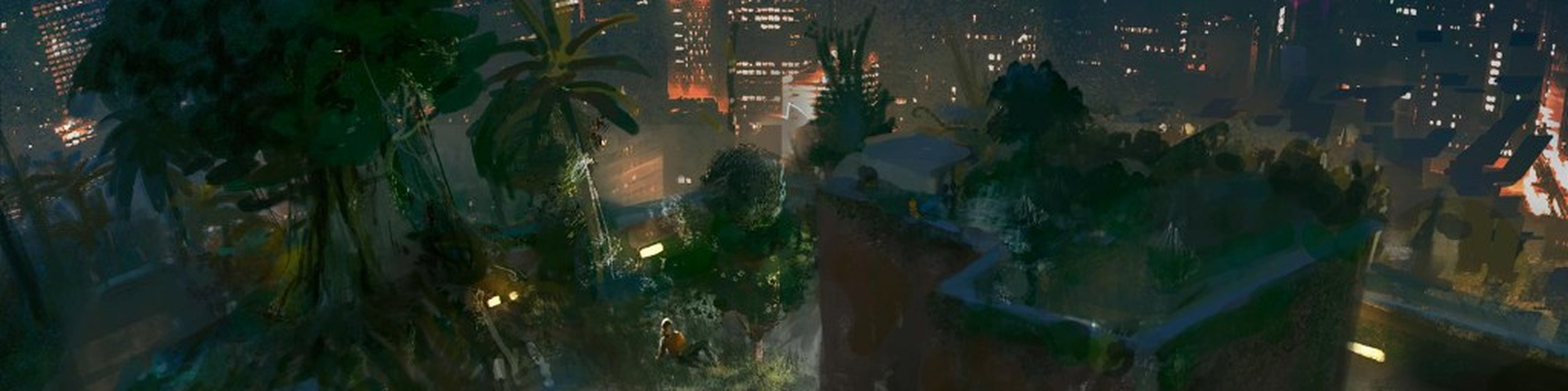 Jurassic World: Chaos Theory — rooftop garden color key